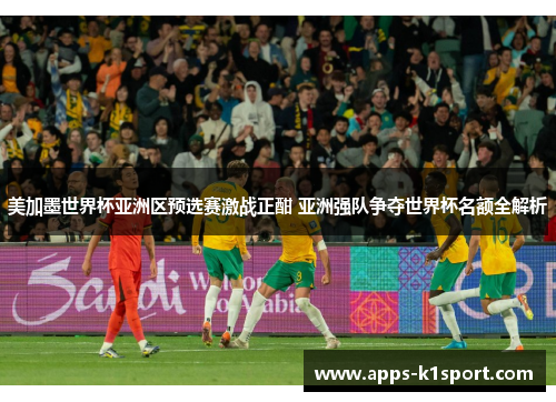 美加墨世界杯亚洲区预选赛激战正酣 亚洲强队争夺世界杯名额全解析