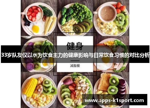 33岁队友仅以水为饮食主力的健康影响与日常饮食习惯的对比分析